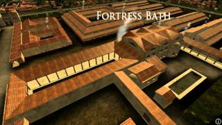 Animation of ancient Roman Fort in Caerleon Wales [upl. by Woody]