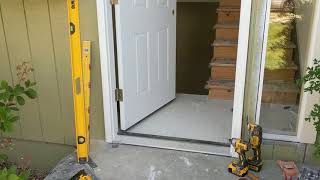 Jeld Wen Front Door Installation  Really crappy products and craftsmanship PART 1 [upl. by Bray200]