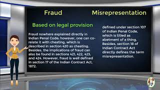 What is Difference Between Fraud amp Misrepresentation [upl. by Ydne]