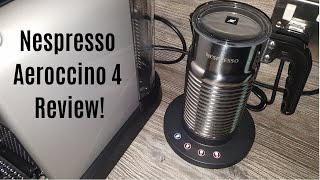 Nespresso Aeroccino 4 Milk Frother Review  Worth upgrading from the Aeroccino 3 [upl. by Lirrad]