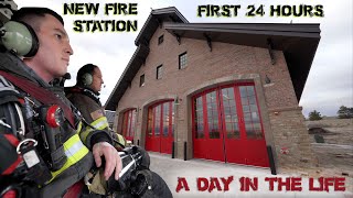 First 24 Hours in a New Fire Station  A Day in the Life [upl. by Gelasias]