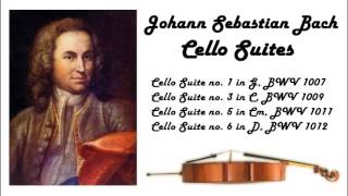 Johann Sebastian Bach  Cello suites in 432 Hz great for reading or studying [upl. by Enegue]