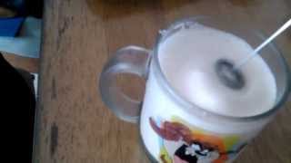 Aerolatte Review Frothing Cold Milk In Under 1 Minute [upl. by Tekla556]